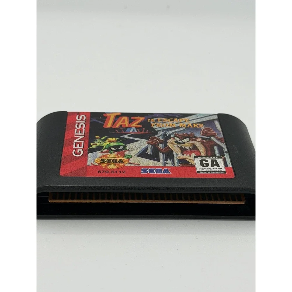 Taz in Escape from Mars Sega Genesis CIB Case Manual Cart Tested Working